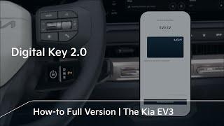 Digital Key 2.0 | The Kia EV3