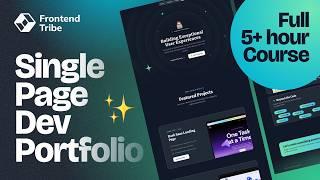 Build a Stunning React Portfolio: Next.js, Tailwind, and CSS Animation | Complete Course