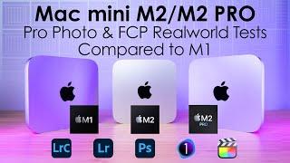 Mac mini M2 PRO vs M2 vs M1 vs Mac Studio | Pro Photo & FCP Tests! What is the best configuration?