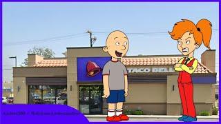 Classic Caillou Skips School To Go To Taco Bell/Grounded