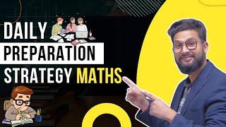 Daily Preparation Strategy For Maths | JR Talks |