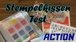 Test mit den Stempelkissen aus dem Action