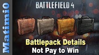 BF4 Battlepack Details - Officially Not Pay to Win (Battlefield 4 News)