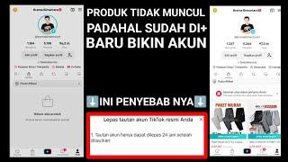 Penyebab produk tiktok affiliate tidak muncul ini solusinya