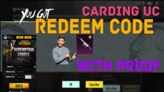 New Redeem code Pubg || 1 year valid redeem code|| Working and Proof || Today 2024.