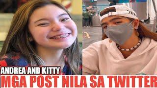 KITTY AND ANDREA PALITAN NG MESSAGES SA TWITTER NAG VIRAL SA SOCIAL MEDIA