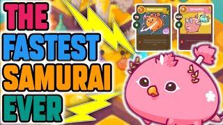 FASTEST SAMURAI EVER | PAW1XX | UNIX | AXIE INFINITY ARENA GAMEPLAY