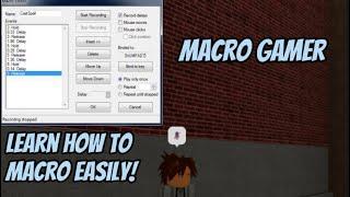 HOW TO MACRO WITH MACRO GAMER!! (REAL MACRO)