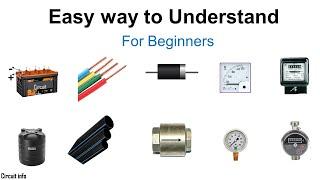 Easy way to understand Electrical components for beginners / Circuit info