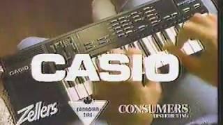 Casio SK 1 Sampling Keyboard Commercial 1989