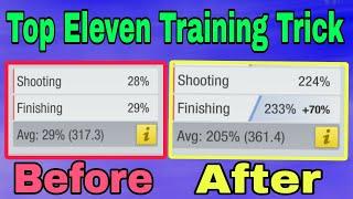 The Ultimate mutant player training method in Top Eleven 2024