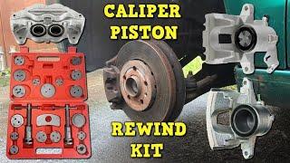 Universal Brake Caliper Piston Rewind Tool Kit