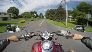 2006 Yamaha V star 1100 custom test drive review