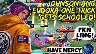 One Trick Johnson and Eudora From Last Game Gets Schooled By Xiyor’s Ling! | Mobile Legends