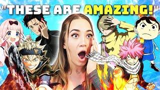 REACTING to ANIME OPENINGS For The FIRST TIME!!! #4