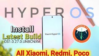 How to Install HYPER OS for Xiaomi, Redmi, Poco Device || Hyper Os Latest Update (ft. Mi 11x)