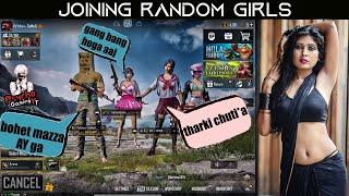 JOINING RANDOM SQUAD OF GIRLS PLAY LIKE A BOT || PSYCHO GAMING || PUBG MOBILE #pubg #india #pakistan