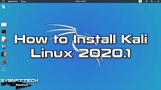 How to Install Kali Linux 2020.1 on VMware Workstation 15.5 in Windows 10 | SYSNETTECH Solutions