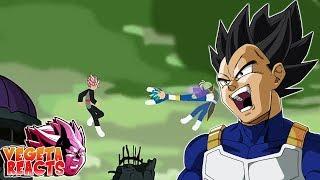 Vegeta Reacts To Goku and Vegeta VS Black and Zamasu Stick Fight