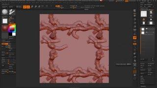 Tutorial - Intro to Zbrush Tiling Textures Part 4 - ZBrush Tiling Setup