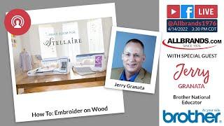 THE ALLBRANDS SHOW | How To: Embroider on Wood