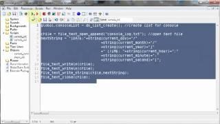 GM Tutorial 6: Output stuff to a debug file