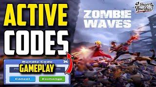 ZOMBIE WAVES 5 ACTIVE GIFT CODES | ZOMBIE WAVES BUNDLE CODES | WORKING CODES ZW JANUARY 2025