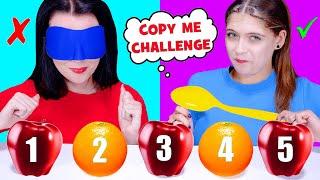 ASMR Copy Me Challenge, Fake VS Original, 100 or 1 Challenge | Eating Sounds LiLiBu