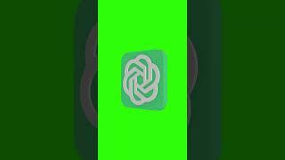 ChatGPT 3D icon animation 4K Green Screen  [No Copyright]