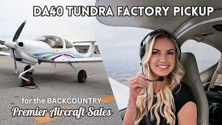 Picked up the DA40 TUNDRA from the Diamond Factory - Day 1 Ferry Flight