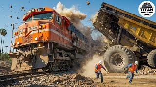 Dangerous Idiots Fastest Truck & Heavy Equipment Fails | Extreme Oversized Truck Transport #17