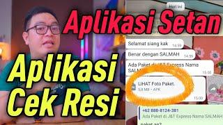 PENIPUAN APK CEK RESI. Solusi Baca Deskripsi