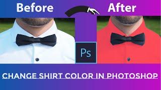 How to change color of shirt or clothes in Photoshop||Photoshop tutorial