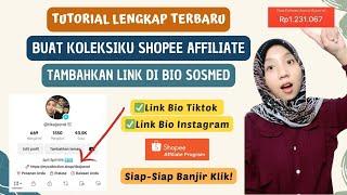 SHARE LINK SHOPEE AFFILIATE DI TIKTOK PAKAI KOLEKSIKU | CARA BIKIN LINK BIO KOLEKSIKU TERBARU