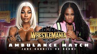 AMBULANCE MATCH | Jade Cargill vs Naomi Full Match WWE Highlights