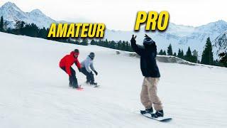 2 Amateurs Vs 1 Pro Snowboarder: Game of S.N.O.W. (ft. Darcy Sharpe)