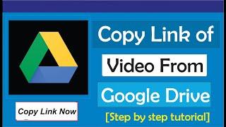 How To Copy Link Of Video From Google Drive