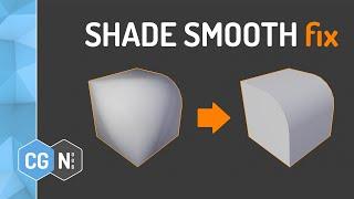 Shade Smooth Fix in Blender