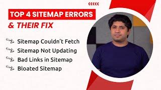 How to Fix Top Sitemap Errors | Sitemap Couldn't Fetch Error | Sitemap in SEO | Sitemap Errors Fix