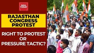 Congress Workers Stage Protest Across Rajasthan Against BJP: Right To Protest Or Pressure Tactic?