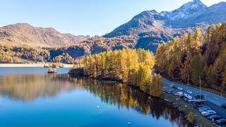 Engadin Switzerland on a Budget: Silsersee Fall – Most beautiful Autumn Hike