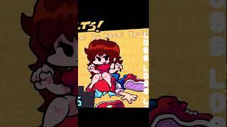 GF Falling on BF!! ''victory screen'' (FNF Update: Cutscenes) (FNF UPDATE) #shorts