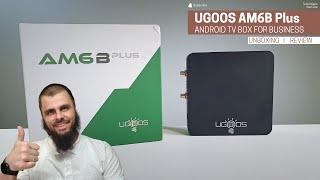 UGOOS AM6B Plus Android TV Box Unboxing I Review I Amlogic s922x I 4K 60FPS Video I Gaming test