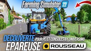 TEST DE L'ÉPAREUSE ROUSSEAU ÉLECTRIQUE E-CASTOR POUR CONSOLES !  (by @UniversSimu)