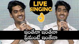 SaReGaMaPa fame Pranav Koushik MIND BLOWING LIVE Singing Inthena Inthena Song | Filmyfocus.com