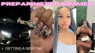 PREPARING FOR SUMMER (NEW CAR, NEW NAILS, NEW HAIR, LASHES, ETC…)
