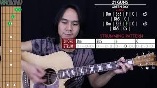 21 Guns Guitar Cover - Green Day   |Tabs + Chords|