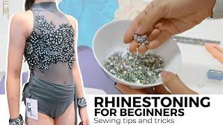 HOW TO APPLY RHINESTONES FOR BEGINNERS | SEWING TIPS & TRICKS