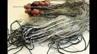 How to install poles on a fishing net. How to stake out a fishing net for fishing.