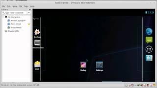 Android 4 booting up under VMware